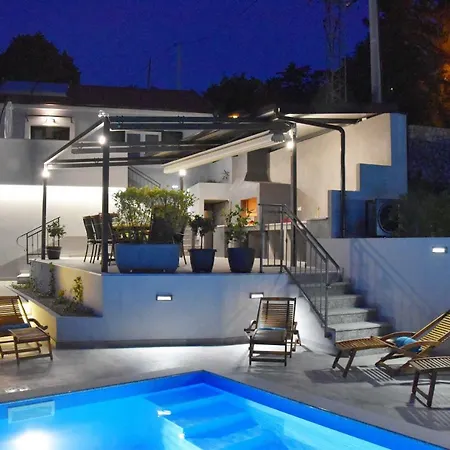 Leta - Luxury In A Oasis With Heated Swimming Pool, Fitness Center And Summer Kitchen - Kvarner * Hreljin