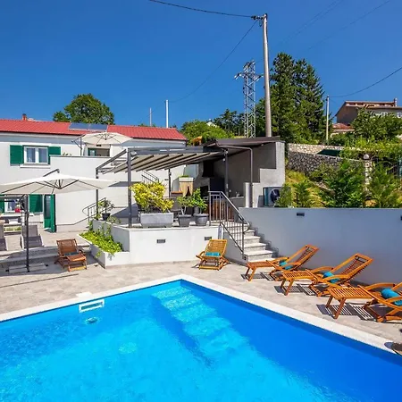 Leta In A Oasis With Fitness, Souna, Heated Pool & Barbecue, Kvarner 빌라 *