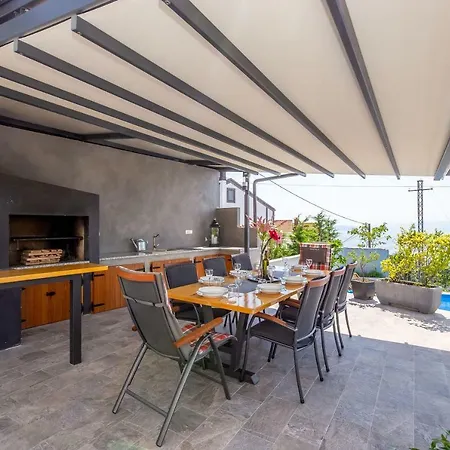 Leta In A Oasis With Fitness, Souna, Heated Pool & Barbecue, Kvarner * Hreljin