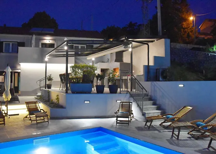 Leta - Luxury In A Oasis With Heated Swimming Pool, Fitness Center And Summer Kitchen - Kvarner * Hreljin