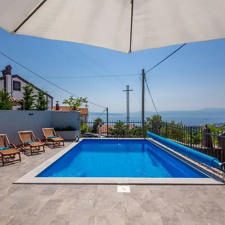 Leta - Luxury In A Oasis With Heated Swimming Pool, Fitness Center And Summer Kitchen - Kvarner * Hreljin
