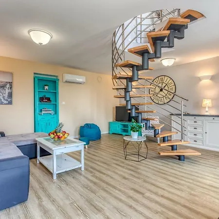 빌라 Leta - Luxury In A Oasis With Heated Swimming Pool, Fitness Center And Summer Kitchen - Kvarner *