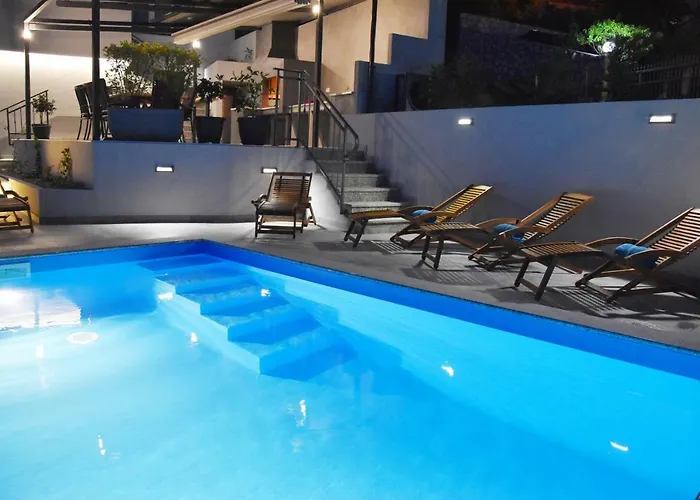 Villa Leta - Luxury In A Oasis With Heated Swimming Pool, Fitness Center And Summer Kitchen - Kvarner